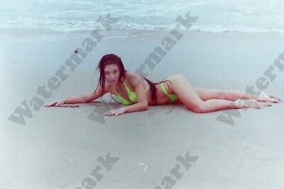 pretty woman glamour pose bikini  / lingerie  35mm Negative  V1i11
