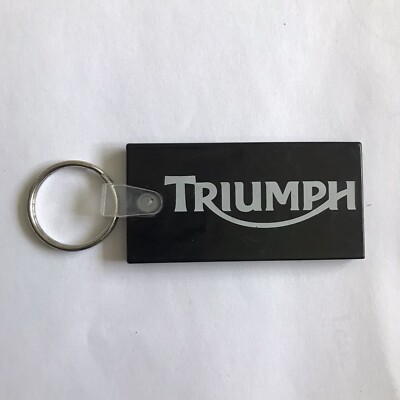 Genuine TRIUMPH Dealership Keyring Westchester New York USA Dealer Bike Key  Ring UK