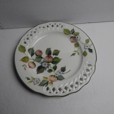 Brunelli BNI1 Tiffany Reticulated Lattice 10.25'' Plate Italy