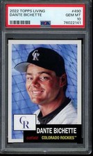 2022 Topps Living Set #490 Dante Bichette PSA 10 Gem Mint Card 76022141