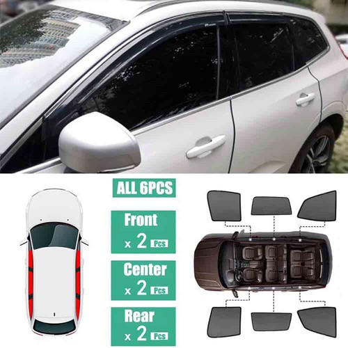 Windows Sun Shade UV Protection Ray Blocking Mesh Visor For Volvo XC60 2009-2016 - Picture 1 of 8