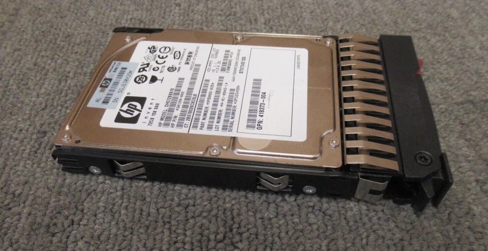 HP DH072BB978 430169-002 72GB 15000RPM SAS Dual Port Hot Swap 2.5" Internal HDD - Image 3 of 4