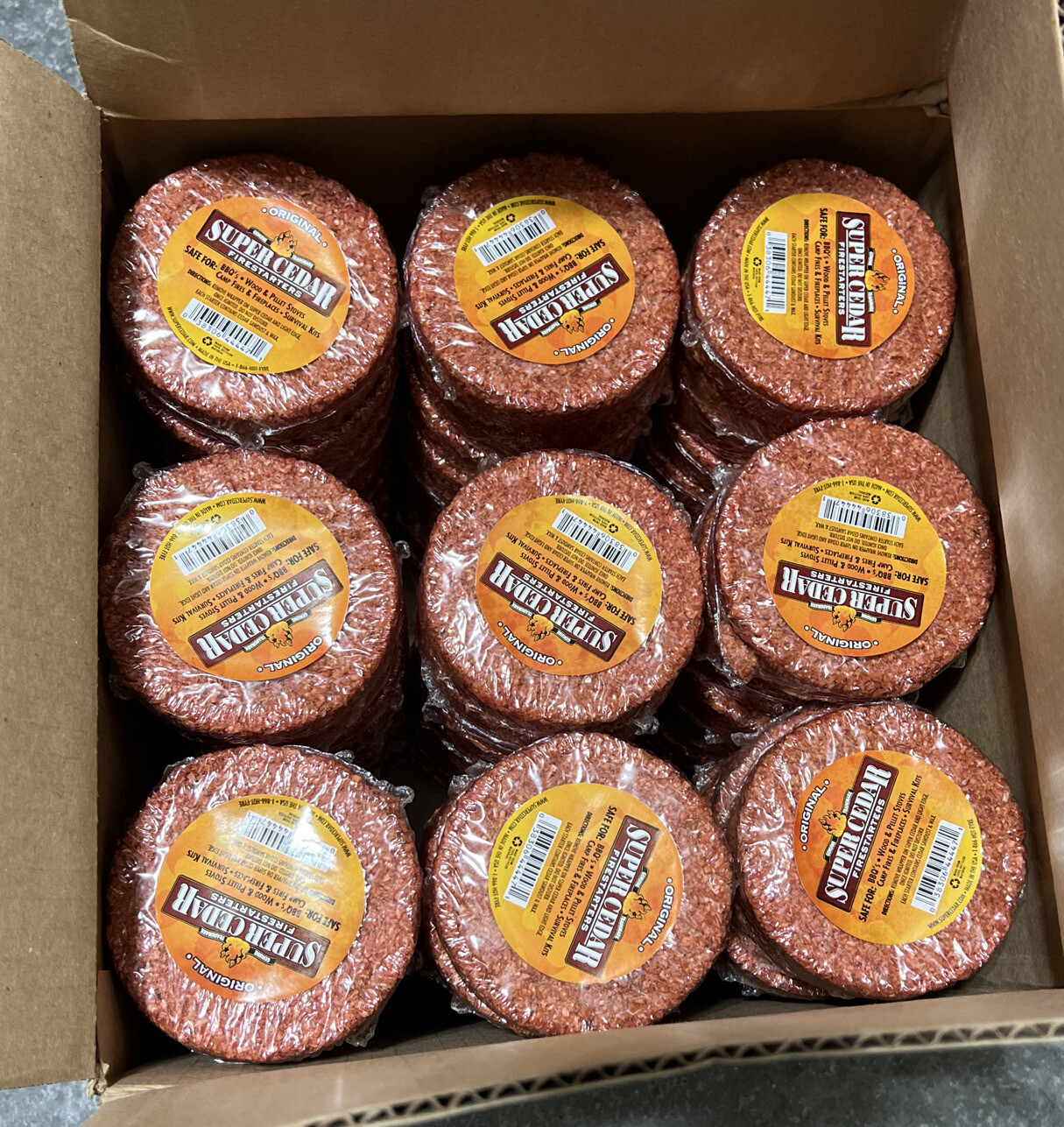 Super Cedar Firestarter Fire Starter BBQ Wood Pellet Stove Camp