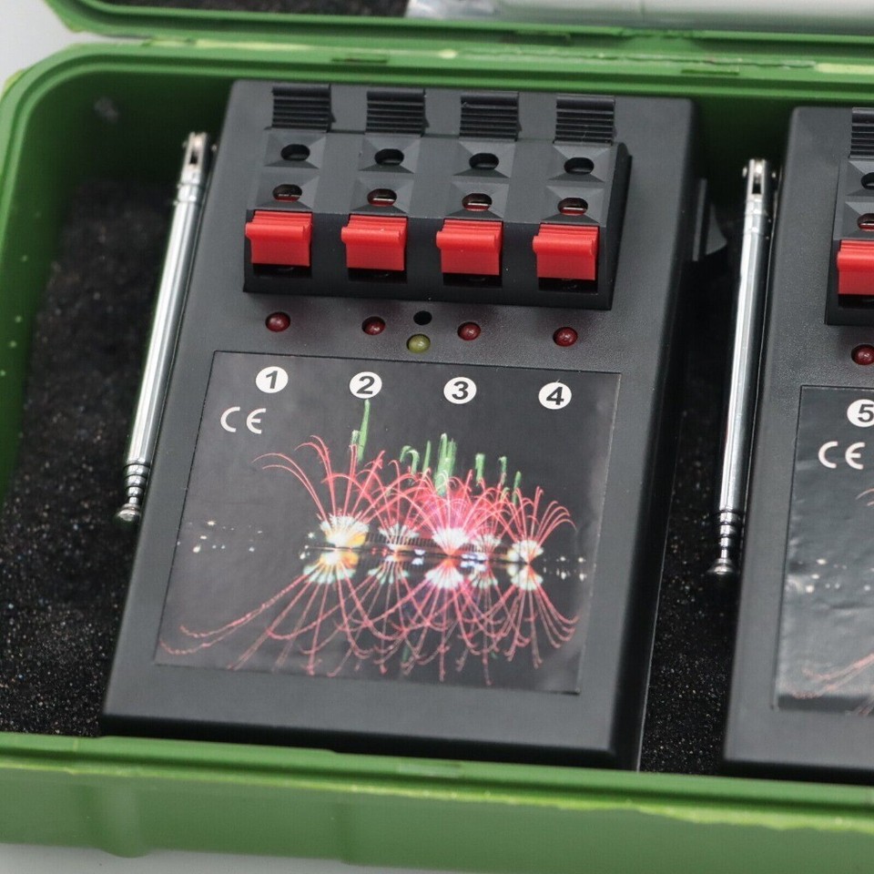 NEW 1 PCS Profession 12 Cue Wireless Fireworks Firing System Remote ...