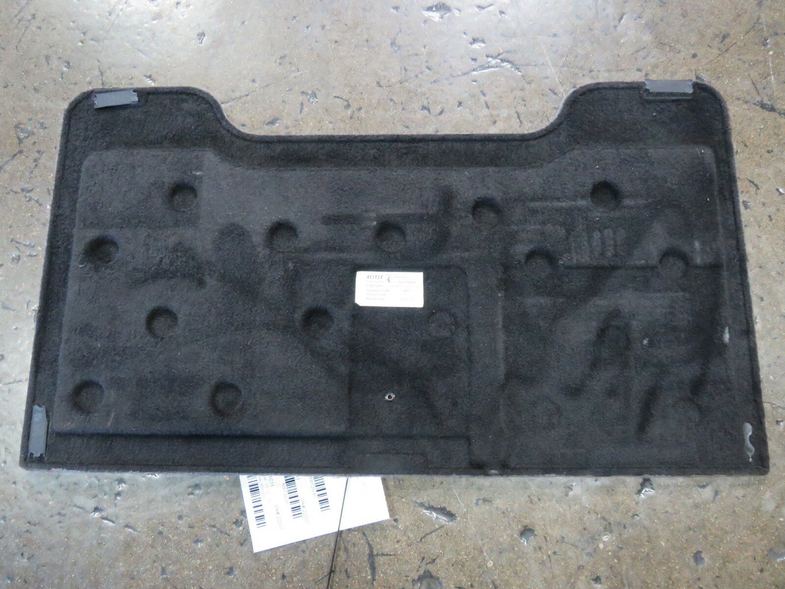 Ferrari California, Trunk Carpet, Access Cover, Used, P/N 82850600