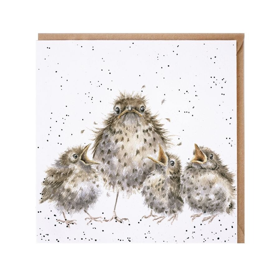 Wrendale Designs Frazzled Greeting Card – Artwork by Hannah Dale