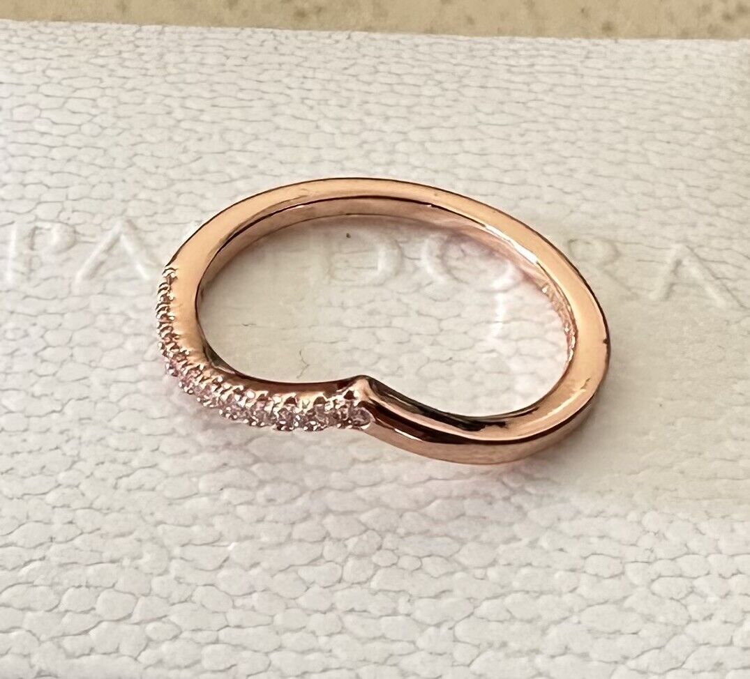 Pandora Rose Gold Shimmering Wish Ring for Women