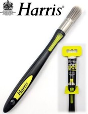 Harris Gel Round Sash Brush 21mm Wide Corner Bristle Furniture Chalk Paint Brush