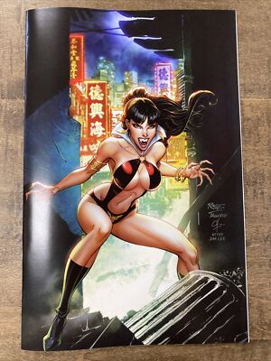 Vampirella Strikes #1 (Dynamite, 2022) FOC Incent Royle Jagdish after Jim Lee NM