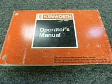 2016-2017 Kenworth T660 Semi Truck Factory Owner Operator Maintenance Manual