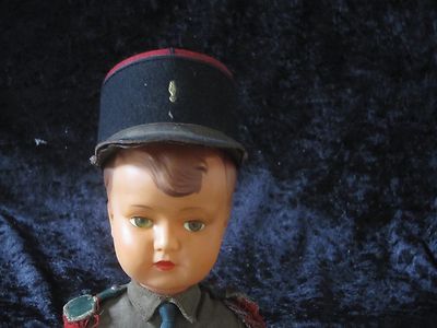 Poupée Ancienne Rare SNF Dominique - Garçon En Celluloïd, Tenue D'origine