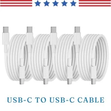 4X Fast Charging Type C to Type C Cable USB-C Cord For iPhone 15 16 Pro Max Plus