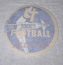 VINTAGE UNIVERSITY OF TOLEDO ROCKETS FOOTBALL STICKER