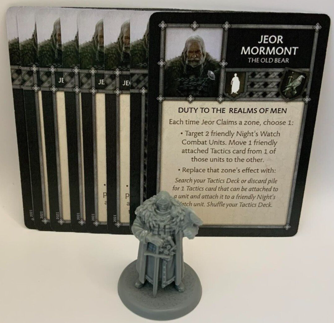 Jeor Mormont from Night's Watch Starter Set A Song of Ice and