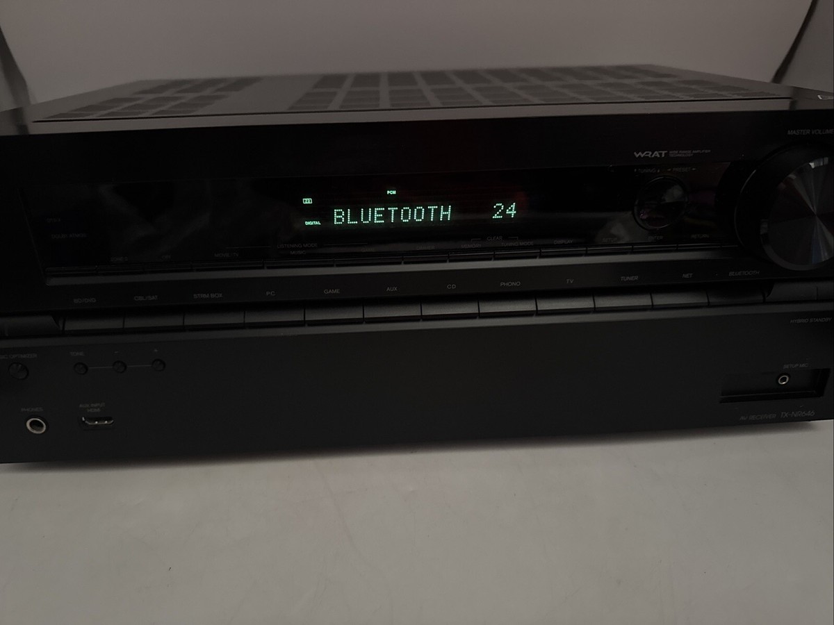 ONKYO 7.2CH NETWORK HOME THEATER RECEIVER | TX-NR646 BLACK NO