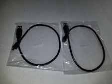 TWO 18" Hi-Speed USB Male to Micro USB Male Sync Data Cable Charger S41