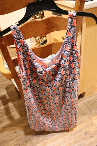 Boden Women's Straps Scoop Neck Shell Design Dress Size 10R US