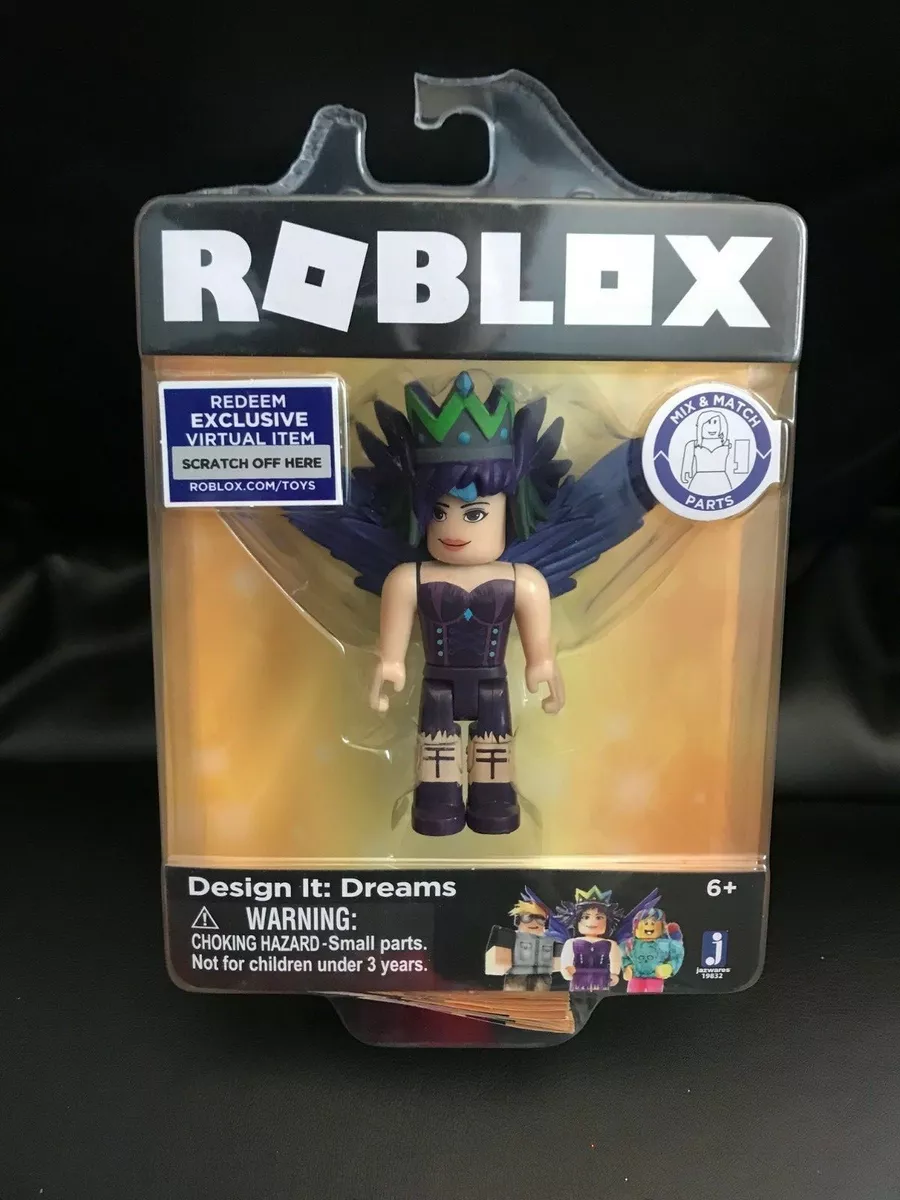 Roblox Design It Dreams Figure Pack Exclusive Virtual Item Code New