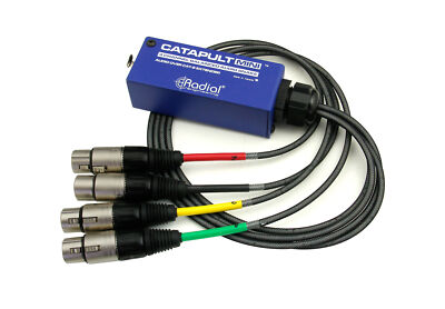 Radial Engineering CATAPULT-MINI-TX 4-Channel Audio Over CAT5 Cable Transmitter