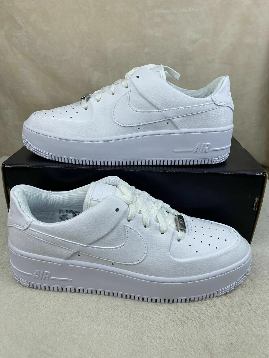 Nike Air Force 1 Sage Low Women's Shoe, White, 9