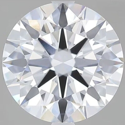 Lab-Grown 3.00 Ct CVD Diamond 9.50 mm Round D, IF Clarity, Certified Diamond