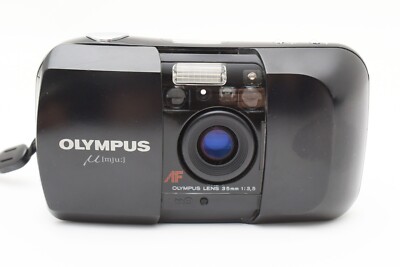 【美品】OLYMPUS μ[mju:] 35mm F3.5 #44 Near MINT] Olympus μ mju AF 35mm F/3.5 Black Point & Shoot from