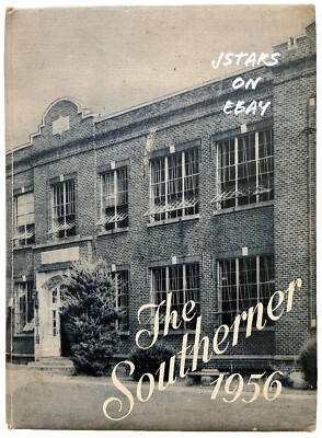 1956 CENTRAL HIGH SCHOOL YEARBOOK, THE SOUTHERNER, McMINNVILLE, TN