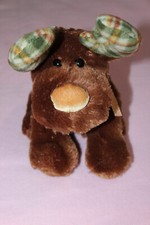 Russ Brown Marty the Moose Plush 10" Vtg 1998 Great Condition