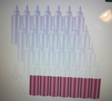 30 Pack 8.5Oz Boston Dispensing Bottles, Twist Top Cap Plastic Squeeze Bottle