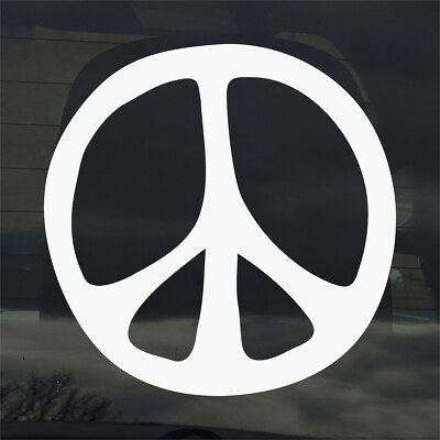 Peace Sign Symbol Vinyl Sticker Decal for Car Window Laptop & More