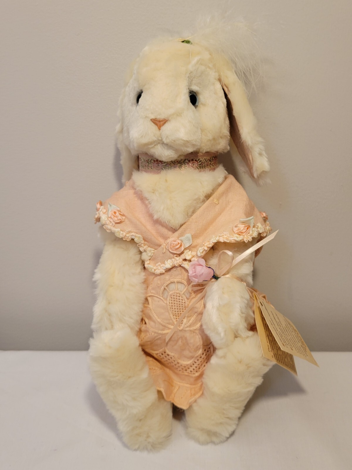 Wendy Brent Original Bunny Rabbit Noses of Roses Cherish limited ...