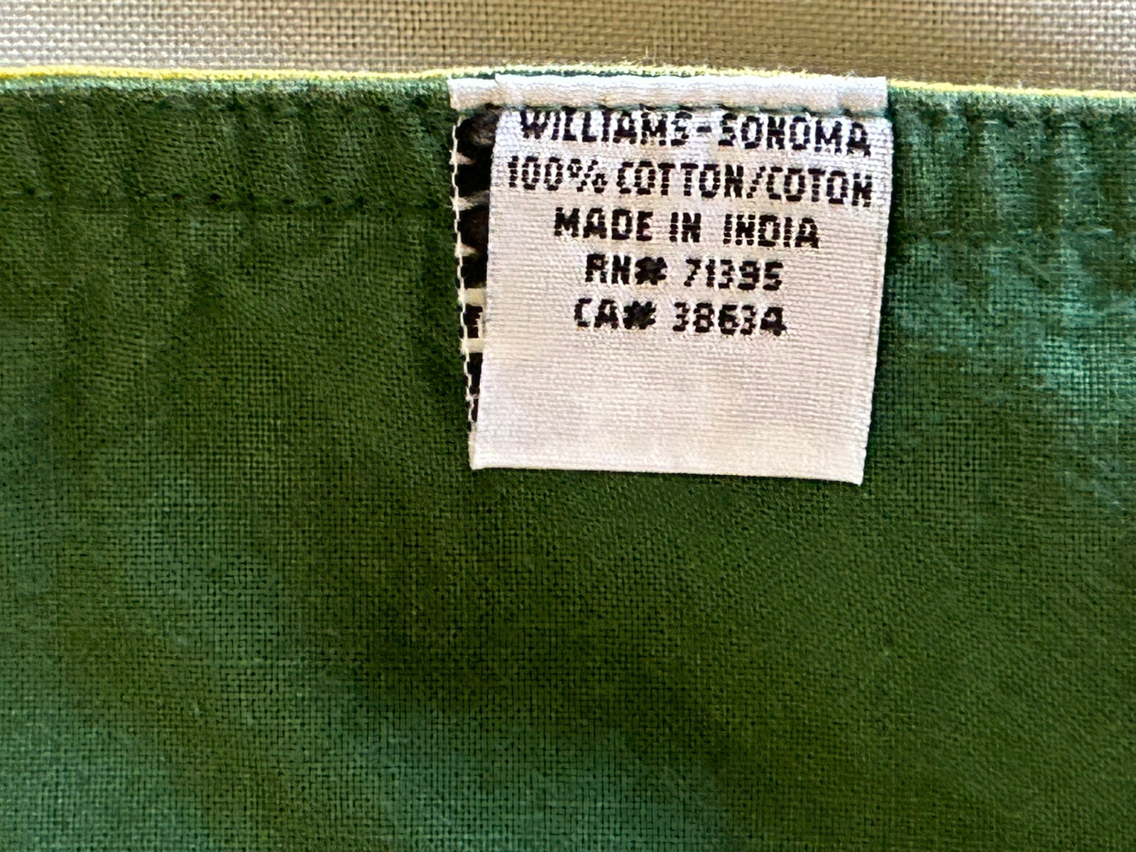 Williams Sonoma Set (6) Placemats Provence Green, Blue, Yellow eBay