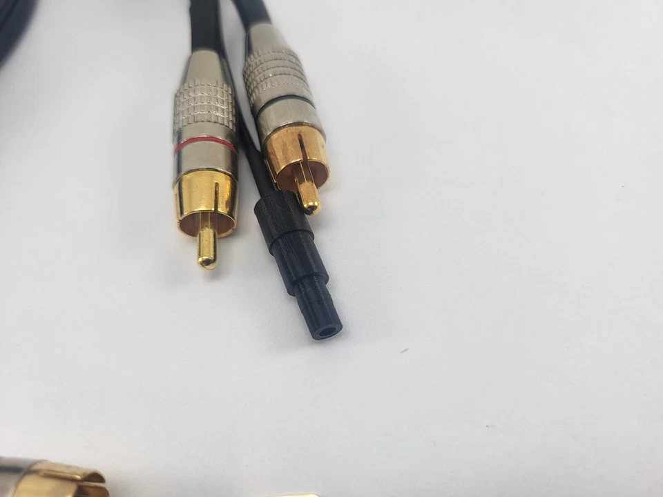 Technics SL BD22 cavo RCA completo di massa, ricambio phono gnd cable SJPB7M - Immagine 4 di 4