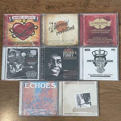 Mojo Magazine CD LOT: (8) unique titles, FACTORY-SEALED
