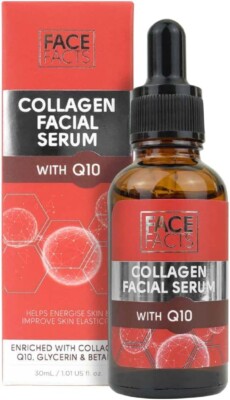 Face Facts Collagen mit Q10 Gesichtsserum 30ml Anti-Aging Feuchtigkeitsbehandlung
