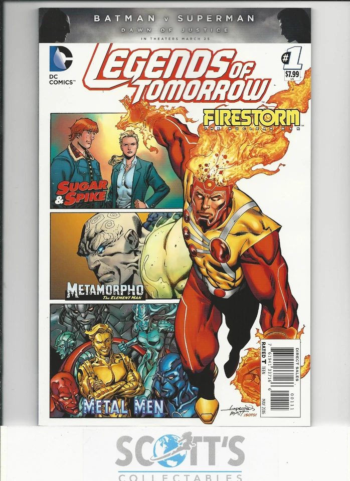LEGENDS OF TOMORROW #1 NM NEW (BAGGED & BOARDED) FREEPOST