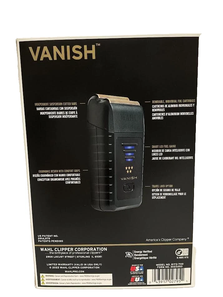 Wahl 8173-300 Vanish Shaver Ultra Smooth Finishing Tool Enhanced Cutter Bar - Image 2 of 3