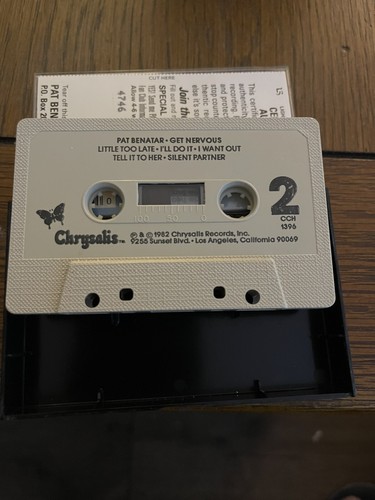 Get Nervous Audio Cassette Tape Pat Benatar - Picture 4 of 4