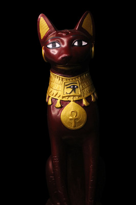 Cute Bastet Goddess Statue - Goddess Of Motherhood & Protection-Cat Goddess