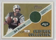 2002 Topps Heritage Gridiron Collection 315/999 Joe Namath #GC-JN HOF 2po