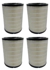 TORQUE 4 Pack of Engine Air Filter Compatible with Select semi Trucks Replaces