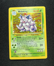 Pokemon Nidoking Base Set 11/102 Holo Rare English WOTC on eBay