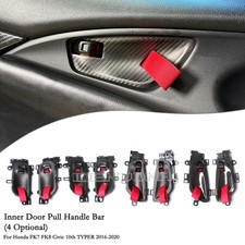 Inner Door Pull Handle Bar Parts For Honda Civic 10th Type-r Fk7 Fk8 2016-2020