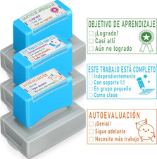 3 Pcs Spanish Teacher Self Inking Stamps for Classroom Spanish Teacher Gifts