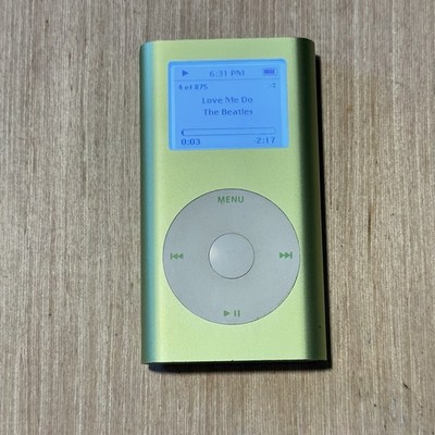 iPod Mini 1st Gen Model:A1051 4GB Green Tested Good w/875-Char