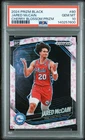 2024 PANINI PRIZM BLACK CHERRY BLOSSOM #80 JARED MCCAIN ROOKIE RC 18/20 PSA 10