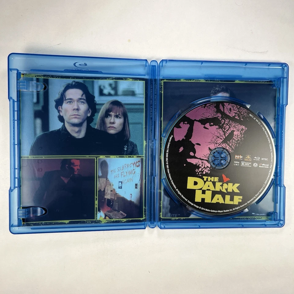 The Dark Half (Blu-ray, 1991) Scream Factory Stephen King Horror Foto 3 de 4