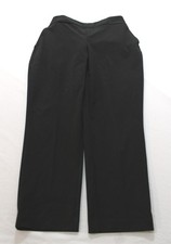 Hilary Radley Women's Pull-On Mid-Rise Slim Leg Ankle Pants CL8 Black Medium