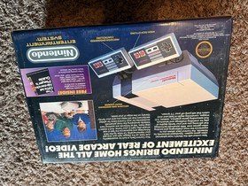 Nintendo Entertainment System NES with Box Rare Vintage Mario Zelda Control Deck