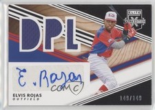 2020 Elite Extra Edition DPL Material Signatures Black Elvis Rojas Auto 0rm6